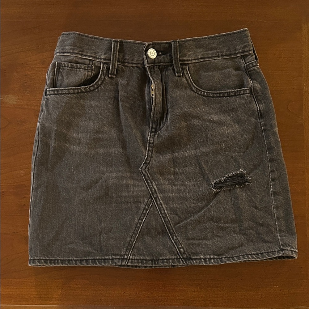 Old Navy Charcoal Mini Skirt